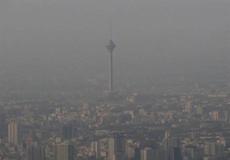  هوای تهران در ۲۷ دی در وضعیت قرمز