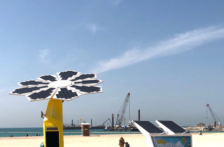  درختان هوشمند خورشیدی در دبی