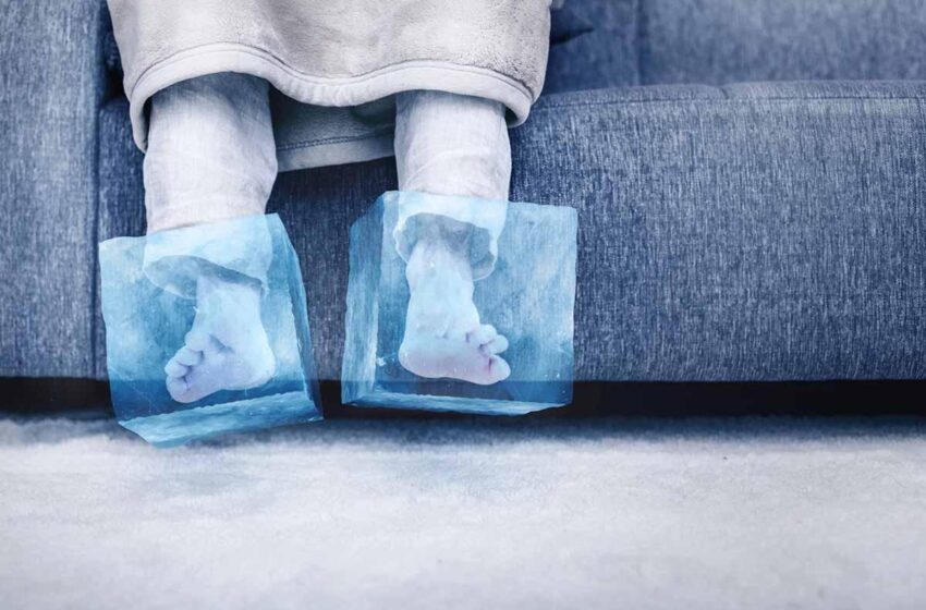  راهکارهای معجزه‌آسا برای افرادی که پاهایشان همیشه سرد است