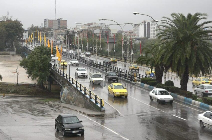 تگرگ و برف در مازندران