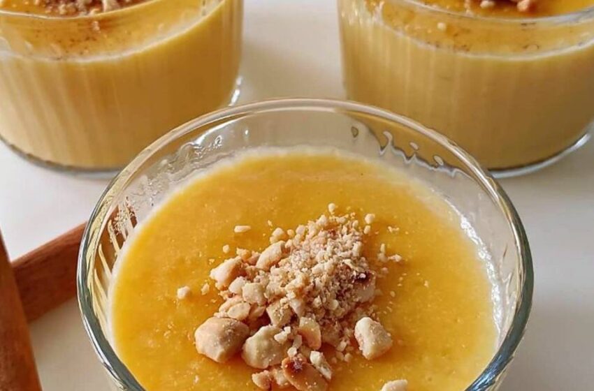 طرز درست کردن پودینگ کدو حلوایی