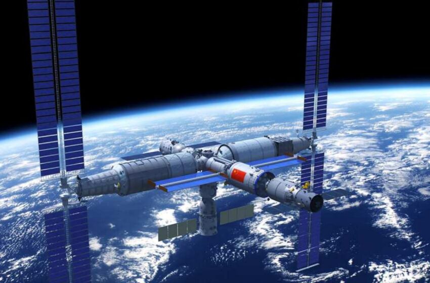 ایستگاه فضایی چین روی زمین
